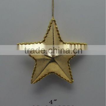 Golden christmas star