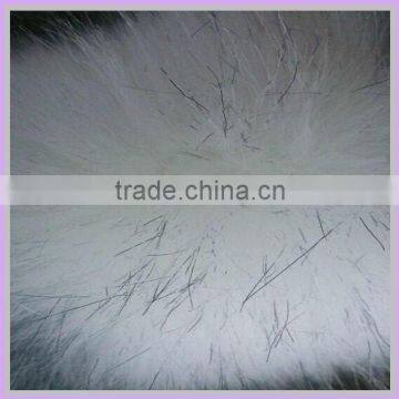 100% Acrylic High Pile 90 mm Faux Fur Fabric Flame Retardent Rabbit Fur Fabric Forlady Fashion Garment photo-2