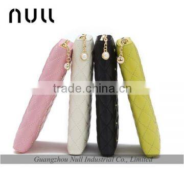 2016 Fashion Trend Zippered Bride Phone Women Leather Wallet photo-2