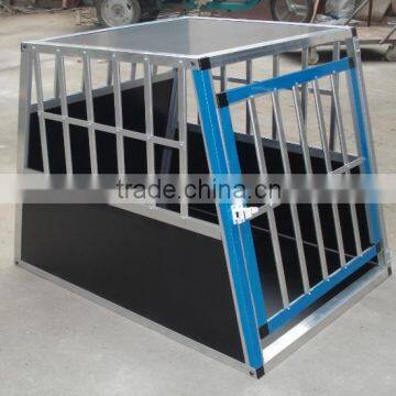 Alu Dog Cage With Sloped Backside