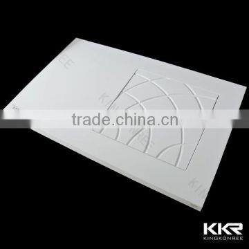 Modern custom acrylic solid surface bathtub shower tray,shower bases