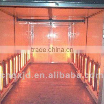 high temperature baking oven,75mm rockwool spray booth