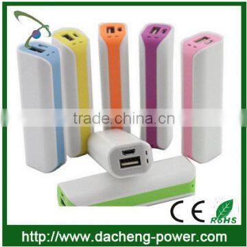 Pocket-size Rome type wholesale power bank 2600mah for iphone