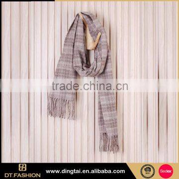 Best selling new high quality wool plaid 2016 fashion soft neck scarf