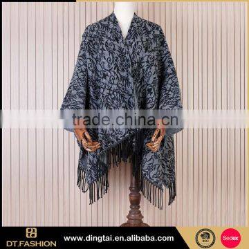 Fashionable flamenco embroidered indian new model shawls