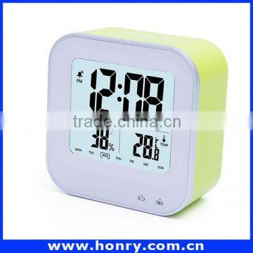 Digital table touch screen alarm clock