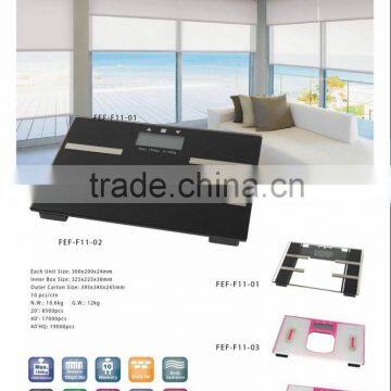150KG touch button electronic scale Body fat & hydration scale