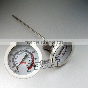 Q02 BAKEST portable oven roast Cake deep fry frying fried food clock meat cook dial stainless steel thermometer