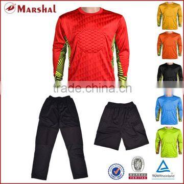 2015 in Stock Goalkeeper Soccer Jersey Custom Design Goalkeeper Jersey