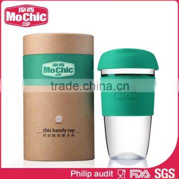 Mochic BPA free original designed Plastic Tritan Coffee cup / Reusable coffee cup