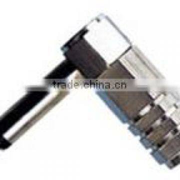 6.35MM MONO PLUG METAL,ANGLE TYPE