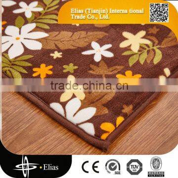 Flower Chenille rug and new design carpet tile and anti slip carpet