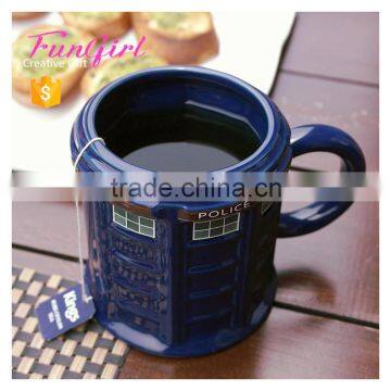 Ceramic Travel Mug Police Box Ceramic Mugs For Sale