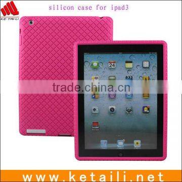Smart cover silicone case for ipad 3