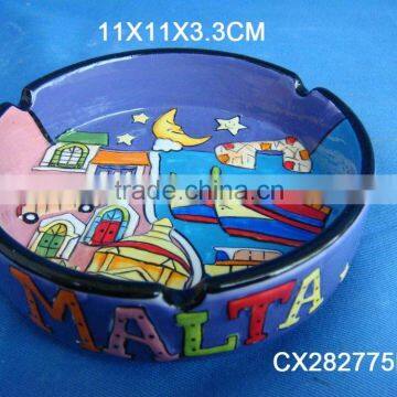 ceramic souvenir cigarettes ashtray