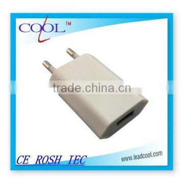 5V 1A USB Power Adapter for Iphone Charger with NEW CE ROSH IEC