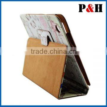 Fold Flip Retro Vintage Eiffel Tower Leather Stand Case Cover For 7.9" 8" Tablet photo-6