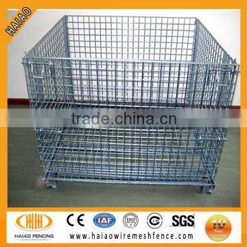 Real manufacturer dreict supplier professional warehouse wire mesh containers