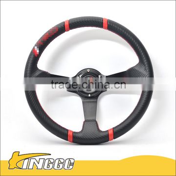 2016 hot sale racing sports car carbon fiber steering wheel