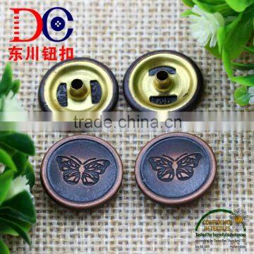 Wholesale Button With Coat Fastener Fabric Covered Snap Button for Clothing photo-2