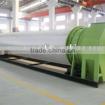 High capacity sawdust rotary drum dryer