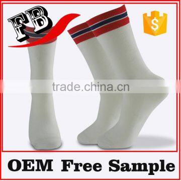 wholesale white sports socks custom logo and brand name offer free samples