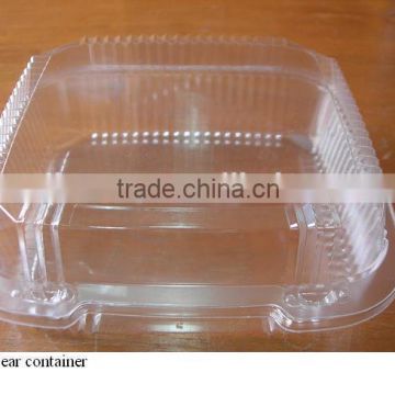 disposable plastic food grade transparent salad food container