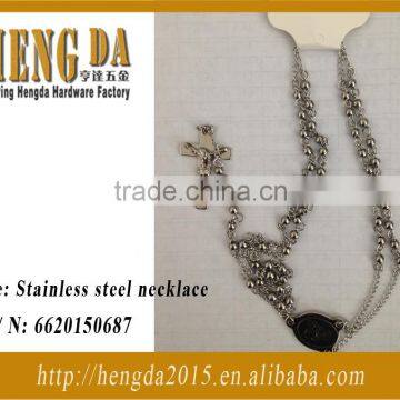 stainless steel pendant necklace