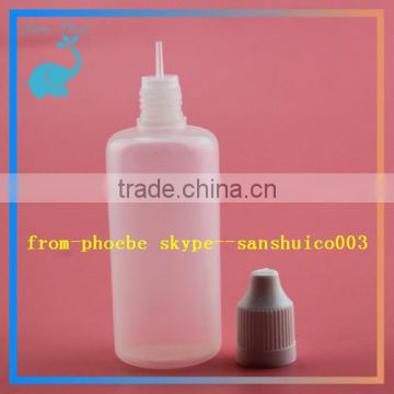 pet plastic bottle 50ml for e liquid bottle 10ml 15ml with white child proof and tamper proof cap