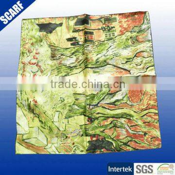 2016 pure handmade silk scarf silk foulard