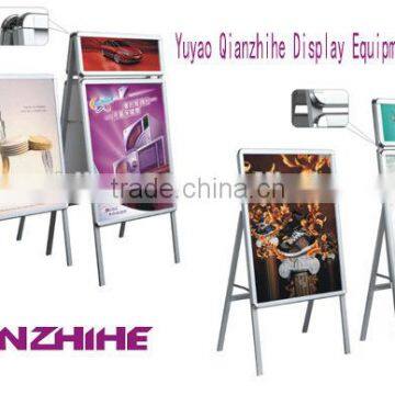 Aluminum-alloy Foldable A board Advertising Poster Display Stand