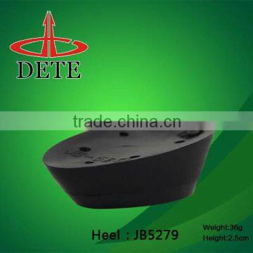 Shoes material Round flat with ABS plastic heels for lady's shoes made in china