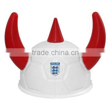 White Plastic Viking Football Helmet wholesale with for Football Events & Parties & Carnivals