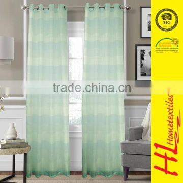 NBHS OKTEX 100 approved high-grade jacquard polyester colorful window curtain