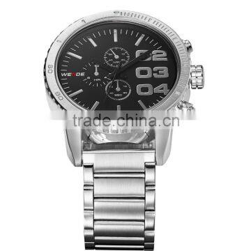 2014 WEIDE Famous Brand Watch Fashion Casual Male Clock Men Full Steel Watch,Japan Miyota Quartz Watches Waterproof Watch WH3310 photo-2