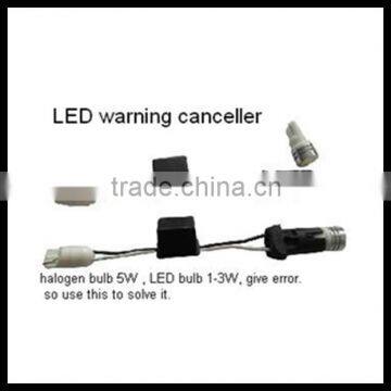 LED Warning Canceller Decoder T10 W5W OCB Error Load Resistor Aluminum Cover