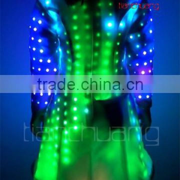 Programmable Super Star LED Light Costume Dance Dress