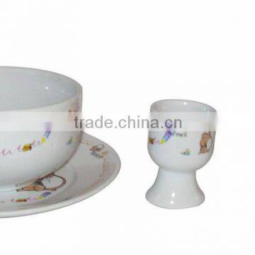 4pcs Ceramic Breakfast dinner sets