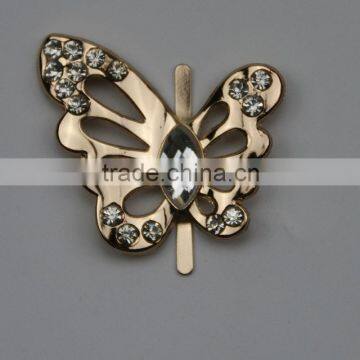 gold butterfly shoes ornament