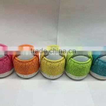 2016 Colorful Crack LED Light Mini Wireless Bluetooth Speaker photo-5