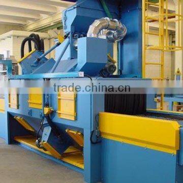 Wire mesh belt blasting machines