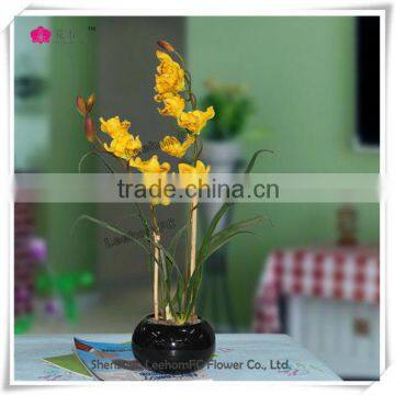 hot selling silk flowers orchid for garden flower shop decoration