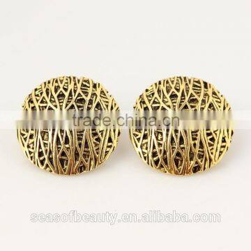 Fancy beautiful latest designs fake gold earrings for women dress