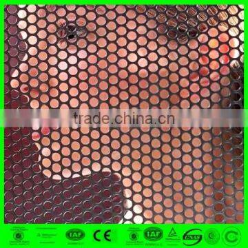 2015 Hot Sale Decorative Perforated Sheet Metal Panel/punching roofing