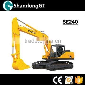 SHANTUI 240HP hydraulic crawler excavator SE240 construction machinery