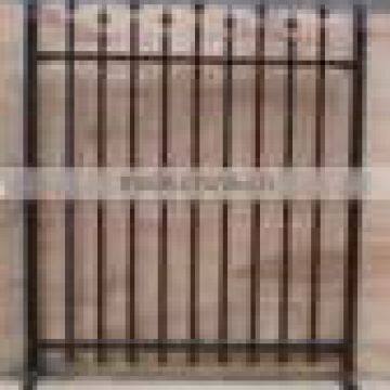steel garden fence