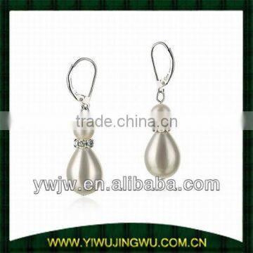 925 pure silver natural pearl earring(JW-G6030)