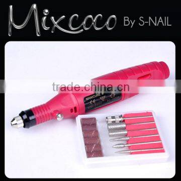 Salon manicure electrical nail drill file Set with Carbide Bit