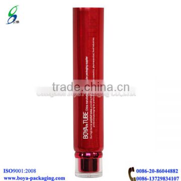 55ml plastic cosmetic tubes with screen printing and silver plating