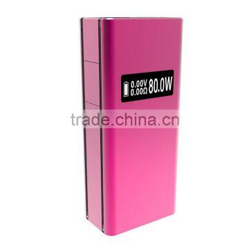 vape accessories vv vw 80W Temp Control Box Mod 2016 new vape mod ecig box mod KDK
